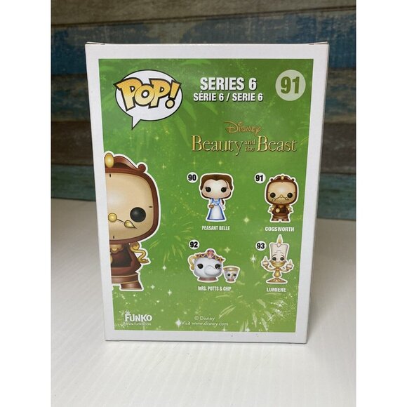 Funko Pop! Disney Beauty and the Beast Cogsworth #91 - Picture 3 of 7